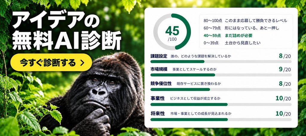 アイデアの無料AI診断